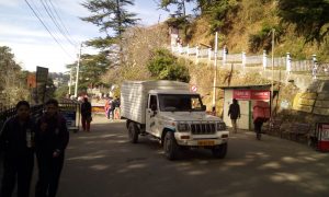 Traffic diverted via Shimla club